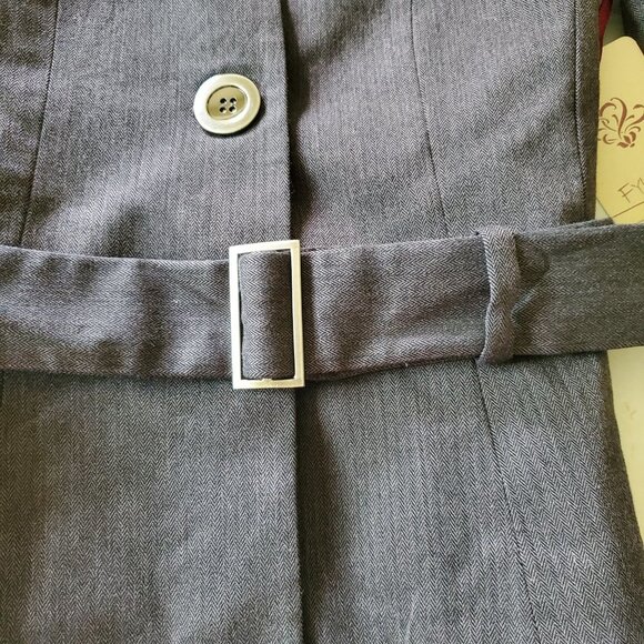 FYLO By Nylon Belted Jacket Viscose Blend - Picture 5 of 16